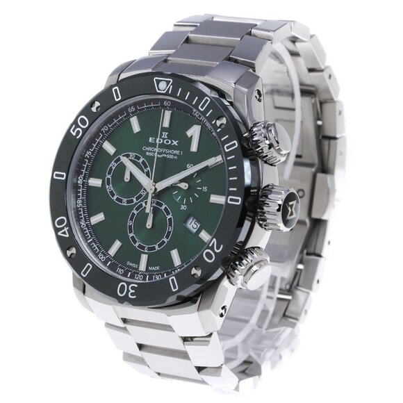 EDOX Chrono Offshore 1 10221-3VM5-VIN5 Chronograph Green Dial Quartz_869365 - Picture 3 of 7